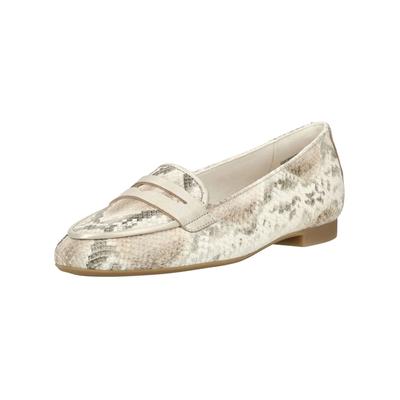 Mokassin PAUL GREEN "Paul Green Mokassin Glattleder", Damen, Gr. 39, beige, Glattleder, Schuhe Mokassin