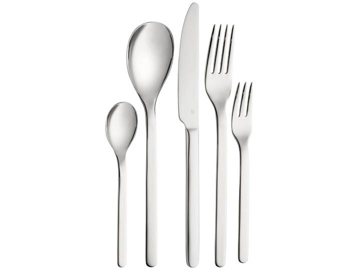 Dieter Knoll Besteck-Set, Edelstahlfarben, Metall, 30-teilig, Lfgb, rostfrei, lebensmittelecht, Besteck, Besteck-Sets