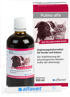 alfavet Tierarzneimittel GmbH PULMO ALFA Ergänzungsfutterm.flüss.f.Hunde/Katzen 100 ml 12522011