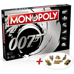 Monopoly - James Bond (Deutsch/Französisch) + 6 EXTRA Gold Spielfiguren