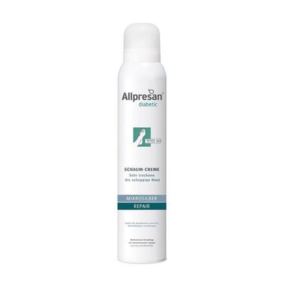 Allpresan diabetic Mikrosilber+Repair Schaum-Creme 200 ml Schaum