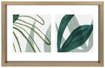 Urban Nature Culture Photo Frame Floating Double Gold - Gold