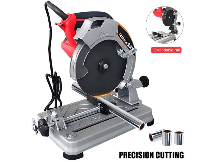 Coupeur électrique multifonctionnel 220V, Machine de découpe de bureau haute puissance, Guideway, scie pour bois, métal, acier, aluminium