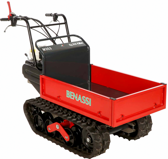 Benassi M353H - Brouette à moteur  extensible sur chenilles - Capacité 350 kg