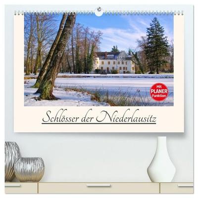 Schlösser der Niederlausitz (hochwertiger Premium Wandkalender 2027 DIN A2 quer), Kunstdruck in Hochglanz
