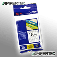 Brother P-Touch Band TZe-141 schwarz auf transparent 18mm x 8m laminiert