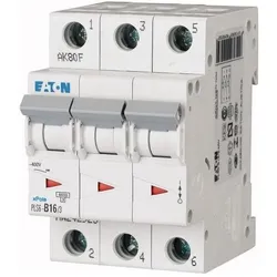 Eaton, Sicherung, Automatik-Sicherung 16A 3P+N c-cart - Automatik-Sicherung 16A 3P+N c-cart pls6-c16/3n-mw (16 A)