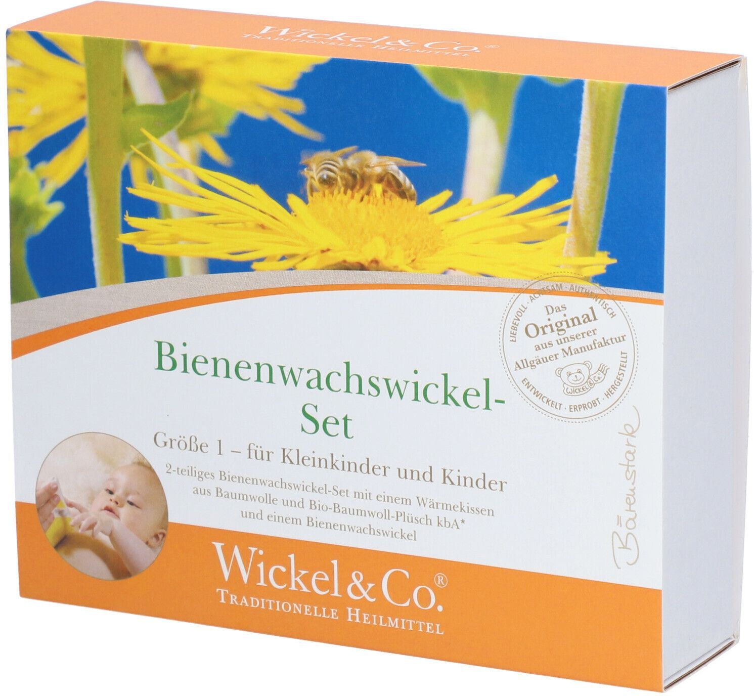 Wickel & Co. Bienenwachswickel-Set; Gr. 1 St Folie