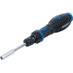 BGS Ratschen-Drehgriff für Bits, umschaltbar | Abtrieb Innensechskant 6,3 mm (1/...