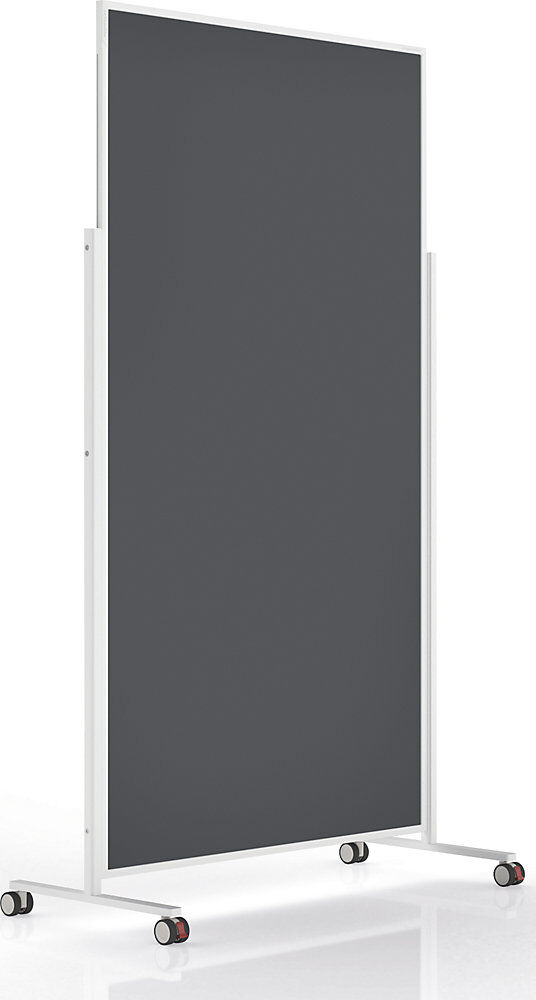Design-Moderationstafel VarioPin, Tafelformat 1800 x 1000 mm, Filz, grau magnetoplan