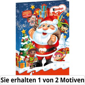 Kinder Adventskalender Mini Mix, befüllt mit Miniatur-Schokoladenriegeln, 151g