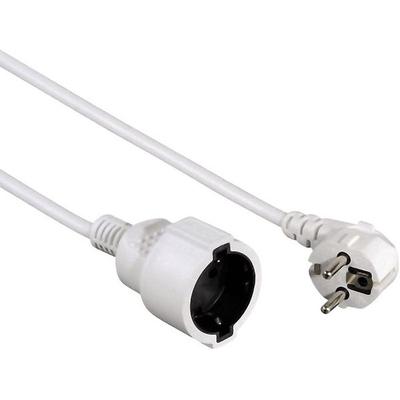 hama 00047865 Schutzkontakt-Verlängerungskabel 'Profi', 3 m, Weiß