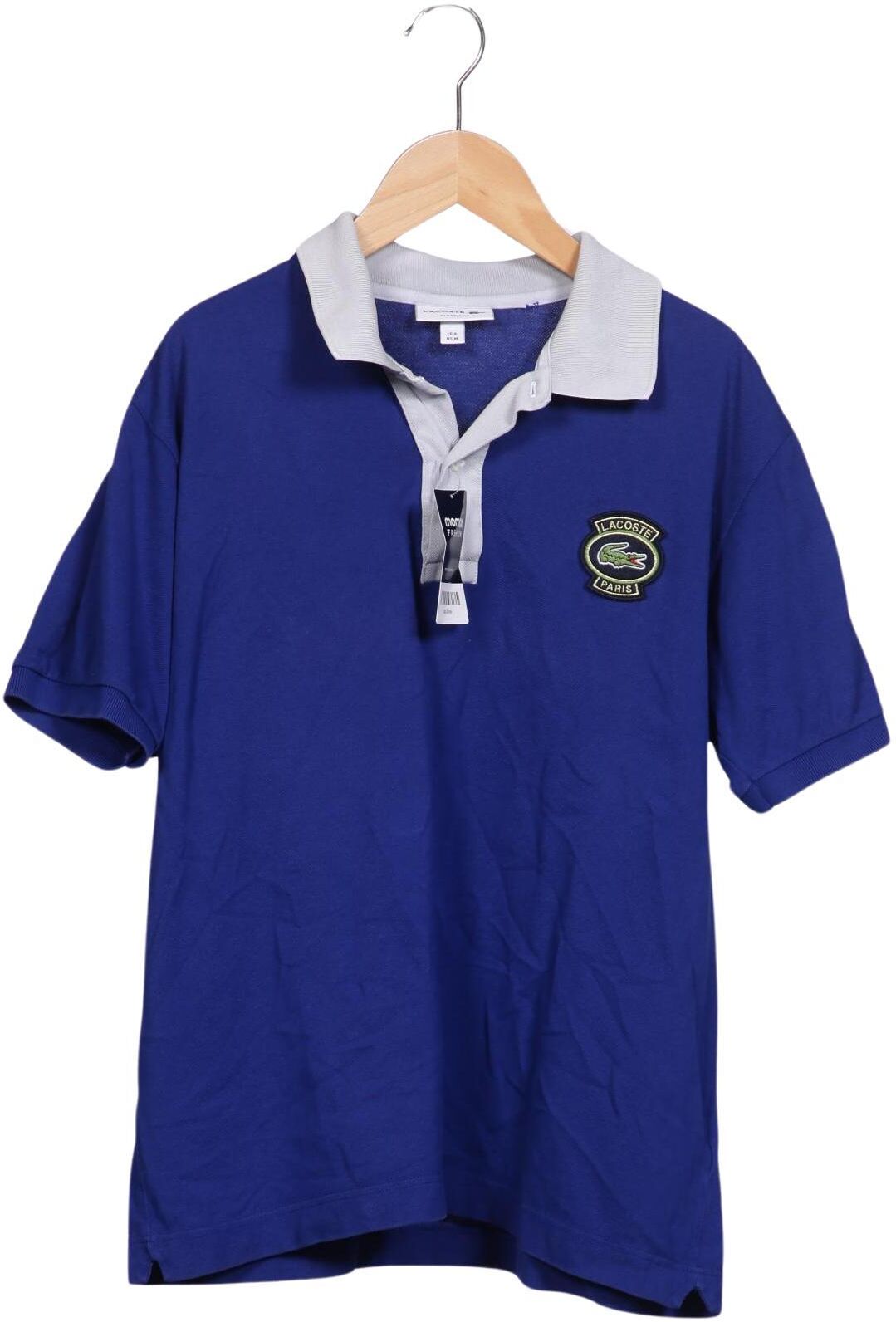 Lacoste Herren Poloshirt, Blau, Gr. M (Lacoste 4), Baumwolle - Second Hand