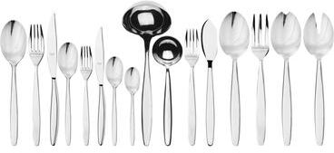 Mepra Immagina Flatware Set - 126 Pieces - Stainless Steel