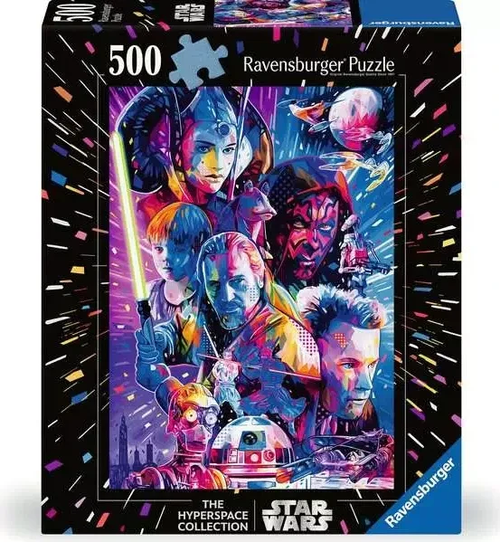 Ravensburger Puzzle Star Wars Hyperspace Collection: The The Phantom Menace (500 Teile, Large Pieces)