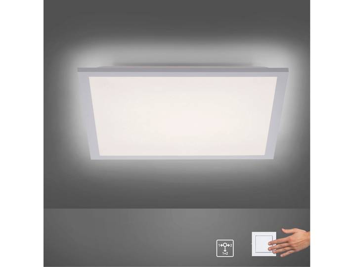 JUST LIGHT LED Deckenleuchte FLAT , weiß, 2, 1 Stk., Leuchten, Serienschalter, LED Deckenleuchte