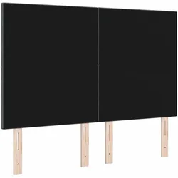 vidaXL, Bett Zubehör, Kopfteil Diamantblock Design Dunkelgrau 160 cm Samt (7 x 40 x 128 cm)