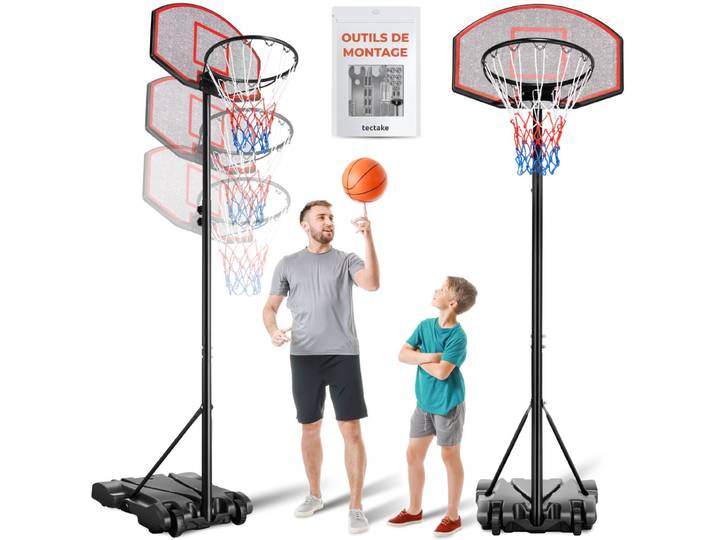 Panier de basketball sur pied - 178 213 cm