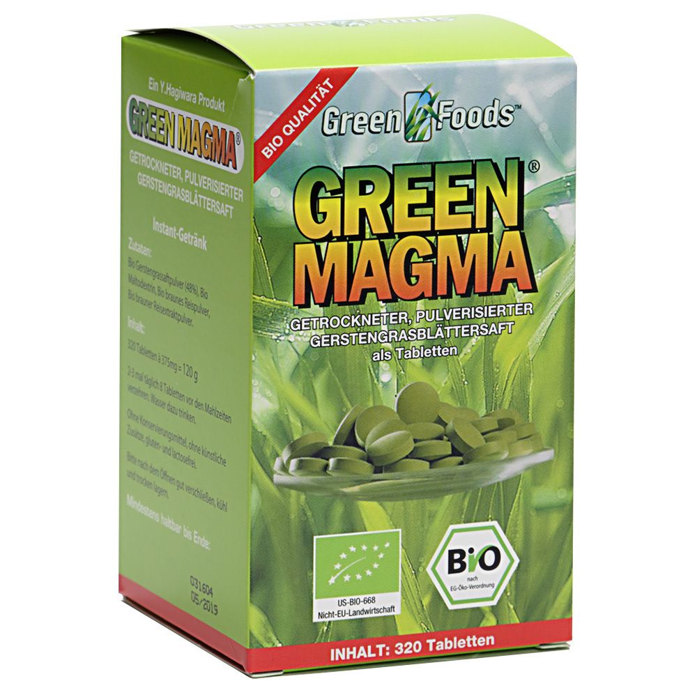 Green Magma Gerstengrasext Bio 320 St Tabletten