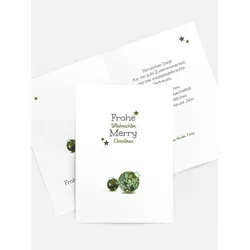Weihnachtsgrußkarten geschäftlich selbst gestalten mit Spruch und Fotos im Onlinedesigner bei Meine-Kartenmanufaktur.de