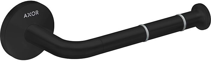 Hansgrohe Axor Universal Circular Papierrollenhalter 42856670 horizontale oder vertikale Installation, Wandmontage, mattschwarz