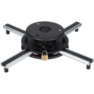 Celexon Beamer-Deckenhalterung PS Ultraflat, schwarz / grau, 20 kg Tragkraft, neigbar, 360° drehbar