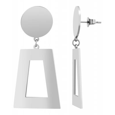 Paar Ohrhänger ADELIA´S "Damen Ohrstecker aus Edelstahl", silber, Ohrringe, Damen, Damen, Edelstahl