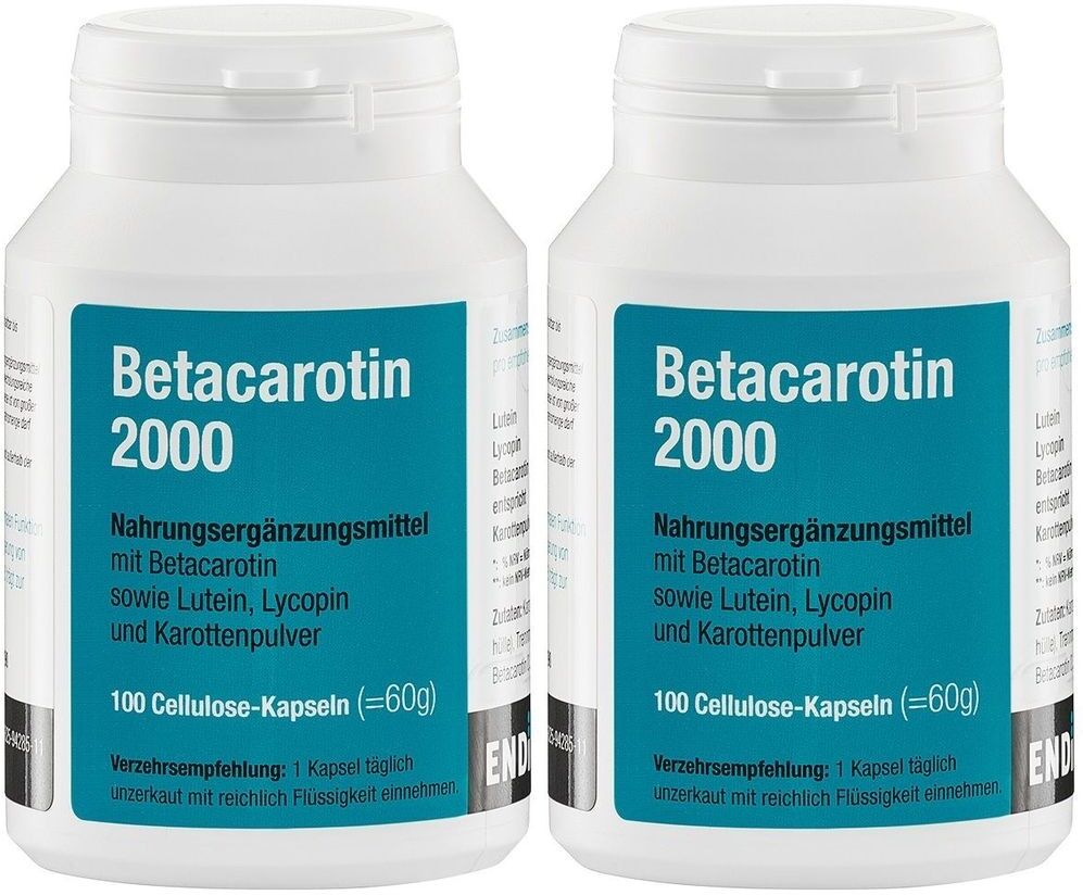 Endima Beta Carotin 2000 Kapseln 2x 2x100 St