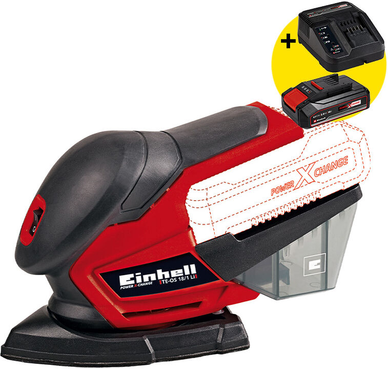 Einhell TE-OS 18/1 accu delta schuurmachine (body) 18V Li-ion