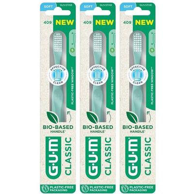 GUM Kompakt Soft 409 x3 3x1 St Zahnbürste