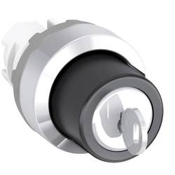 ABB 1SFA611280R3003 M2SSK1-303 Wahlschalter mit NOT-Aus-Schalter Drehschalter Schwarz, Chrom 1 St. Single
