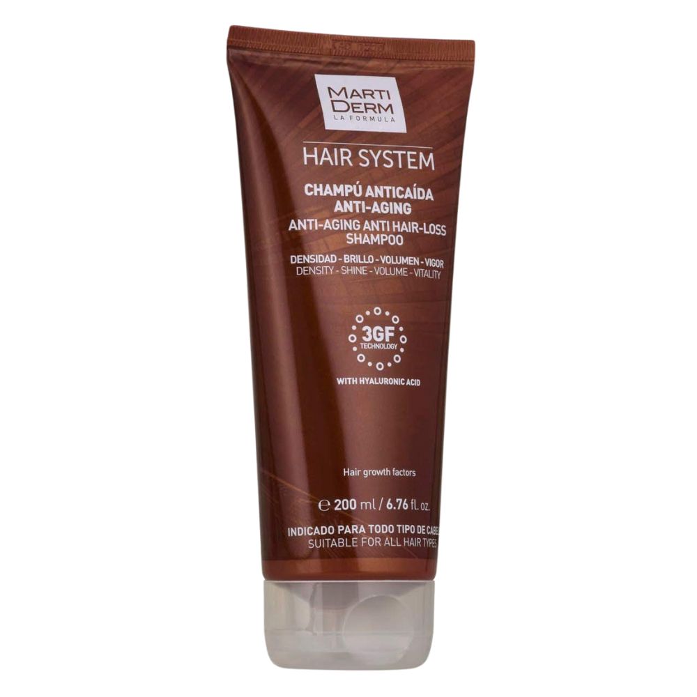 Martiderm Hair System Anti-Aging Anti Hair-Loss Shampoo for All Hair Types 200mL