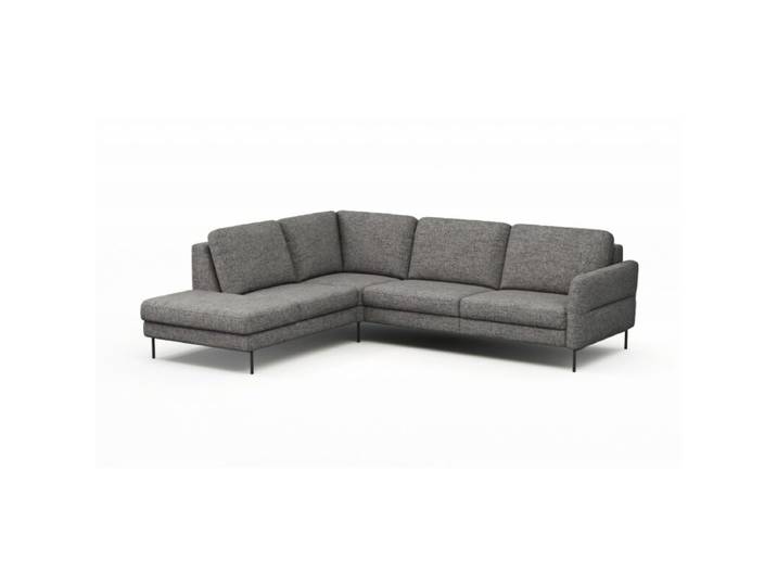 Contur Einrichten Enna Ecksofa - Flachgewebe Marinet 60 graphit