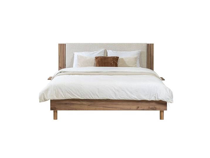 Bett BOBOCHIC LIOR 160x200cm stoff beige