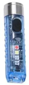 Uplifted Finds Ultra Portable 12g LED Keychain Flashlight And Multi Mode Magnetic Warning Light biue
