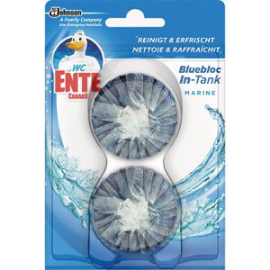 WC-Ente WC-Duftspüler Blue Bloc In-Tank, Marine, Blauspüler, für Spülkasten, 2 Stück