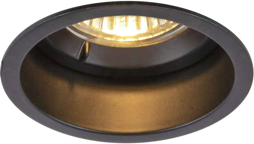 Slv Horn Gu10, Deckeneinbauleuchte Schwarz 25w Blower Door Getestet - Downlights