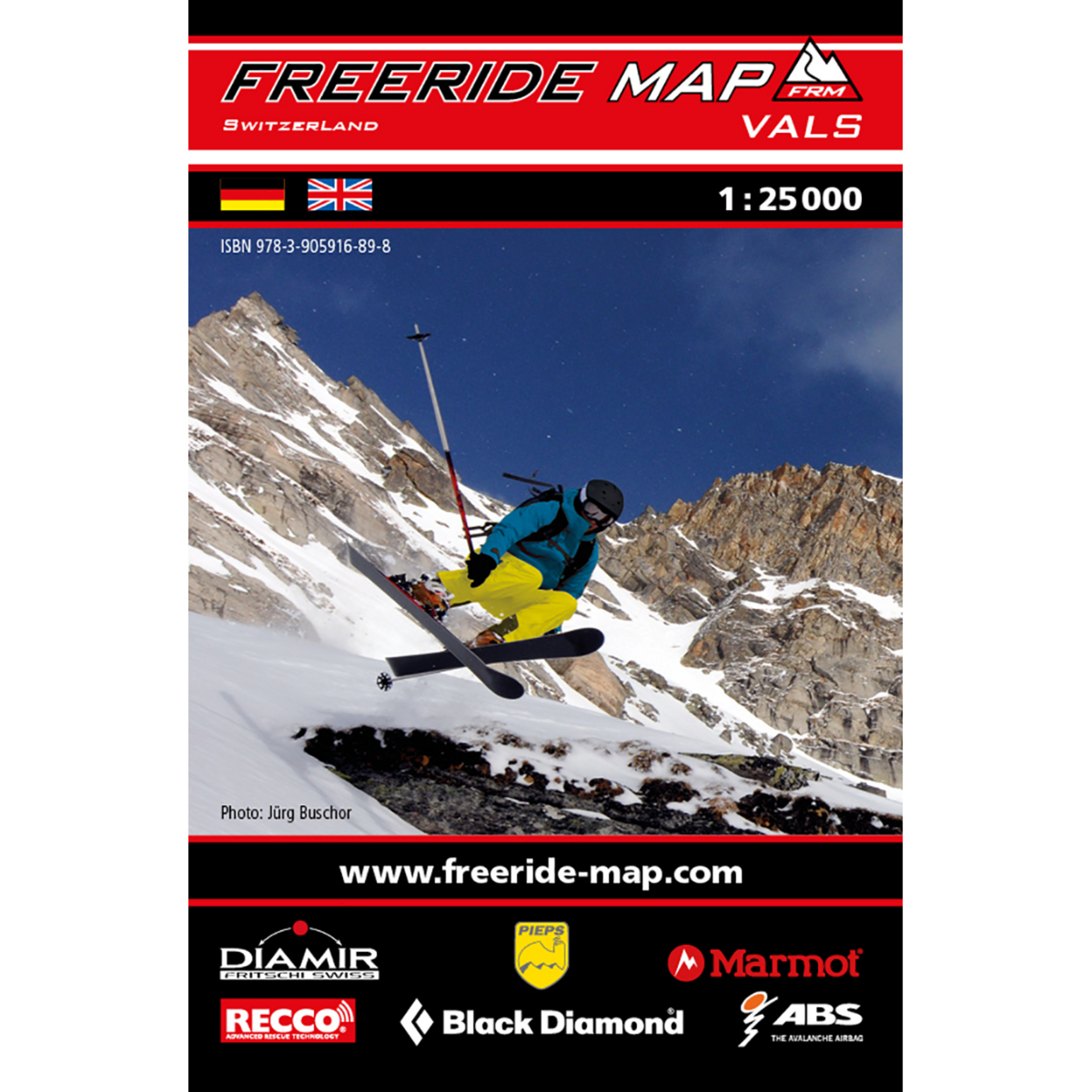 Freeride Map Vals - Ski Freerideführer