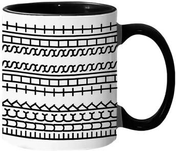 Uplift Treasures Magic Heat Reveal Coffee Mug a 330 Ml