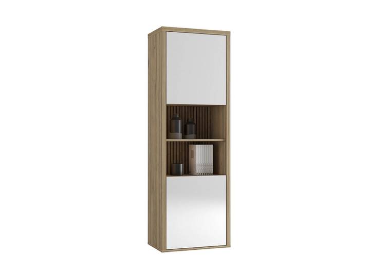 Vitrine CIANN CASTEL 64x40x192cm 6 Fächer eiche