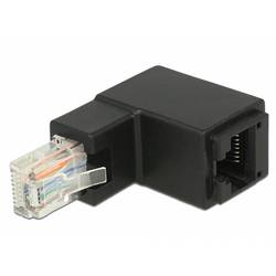Delock RJ45 Netzwerk Adapter Kabel [1x RJ45-Stecker - 1x RJ45-Buchse] 0 mm Schwarz 86424