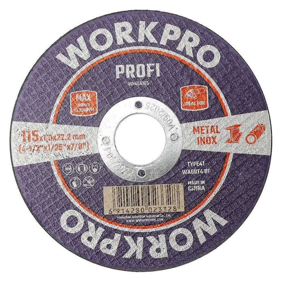 Workpro Cutting disc for metal and stainless steel profi/t41 ø115 x 1,0 x 22,2 mm (65399810)