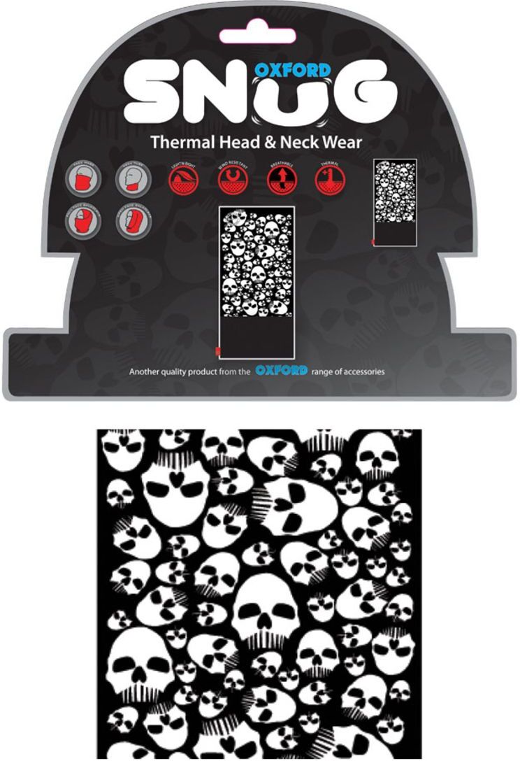 Aquecedor de pescoço OXFORD SKULLS SNUG Tamanho OS