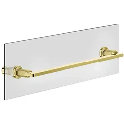 Gessi Inciso Handtuchhalter 450 mm, Montage an Glaswand, 58615246, Farbe: Gold PVD