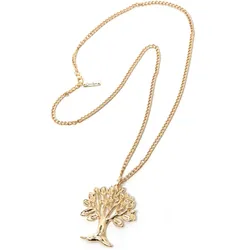 Lange Kette ÖKOBELLA "Vita", Damen, Gr. onesize, Metall, gold (goldfarbig), Basic, Halsketten, mit plastikfreiem Versand