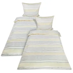BETTWÄSCHE Viola Biber 135x200cm Beige 4tlg