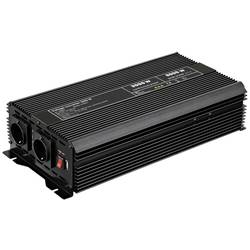 Goobay 58892 12V auf 230V Spannungswandler, DC AC Wandler 3000W, Kfz Autobatterie Anschluss Batteriekabel, USB Buchse
