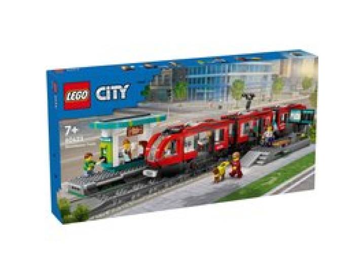 60423 Straßenbahn mit Haltestelle
