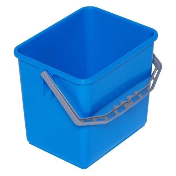 Tina Trolleys Inventory bin,, 240x190x220mm, blue, PP, with gray handle, 6 ltr. (6 Stk.) (108218)