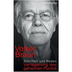 Verlagerung des geheimen Punkts, Belletristik von Volker Braun